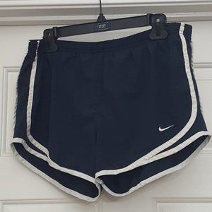 Women's NIKE Athletic Shorts Size M Black / White